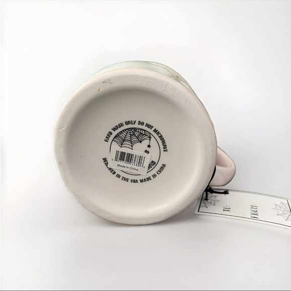 Cobwebs & Cauldrons Pink Spooky Halloween Ghost Mug - Picture 4 of 5